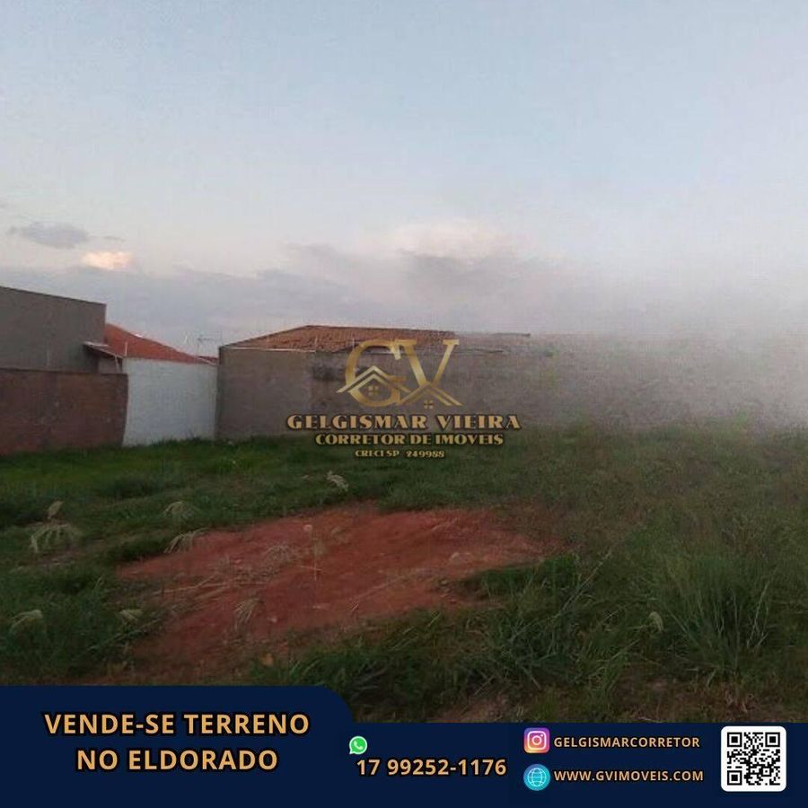 🏡 VENDE-SE TERRENO NO ELDORADO - BEBEDOURO - SP 🏡 - Lote/Terreno em Parque Residencial Eldorado, Bebedouro - à venda - Gelgismar Vieira