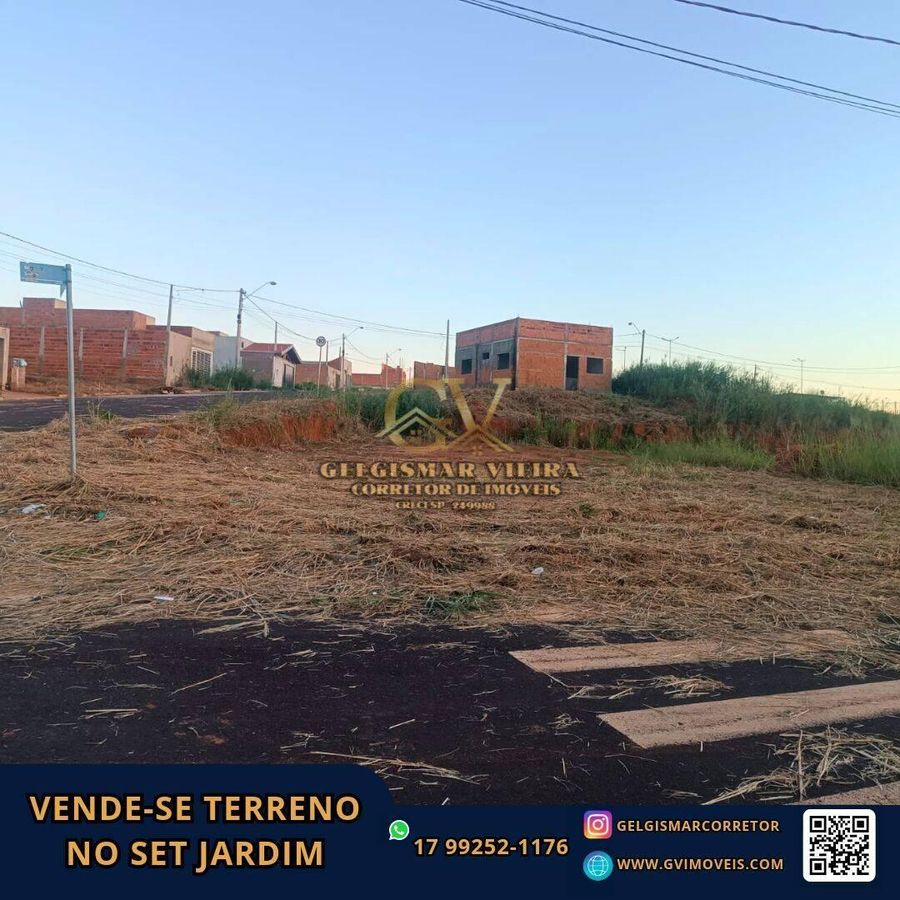 🏡 VENDE-SE TERRENO NO SET JARDIM - BEBEDOURO - 🏡 - Lote/Terreno em Bebedouro - à venda - Gelgismar Vieira
