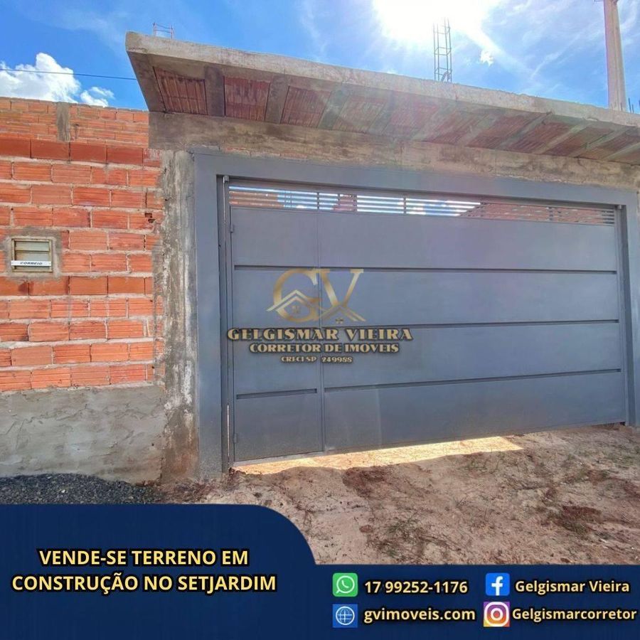 🏡 VENDE-SE TERRENO EM CONTRUÇÃO NO SETJARDIM - BEBEDOURO - SP 🏡 - Lote/Terreno em Bebedouro - à venda - Gelgismar Vieira