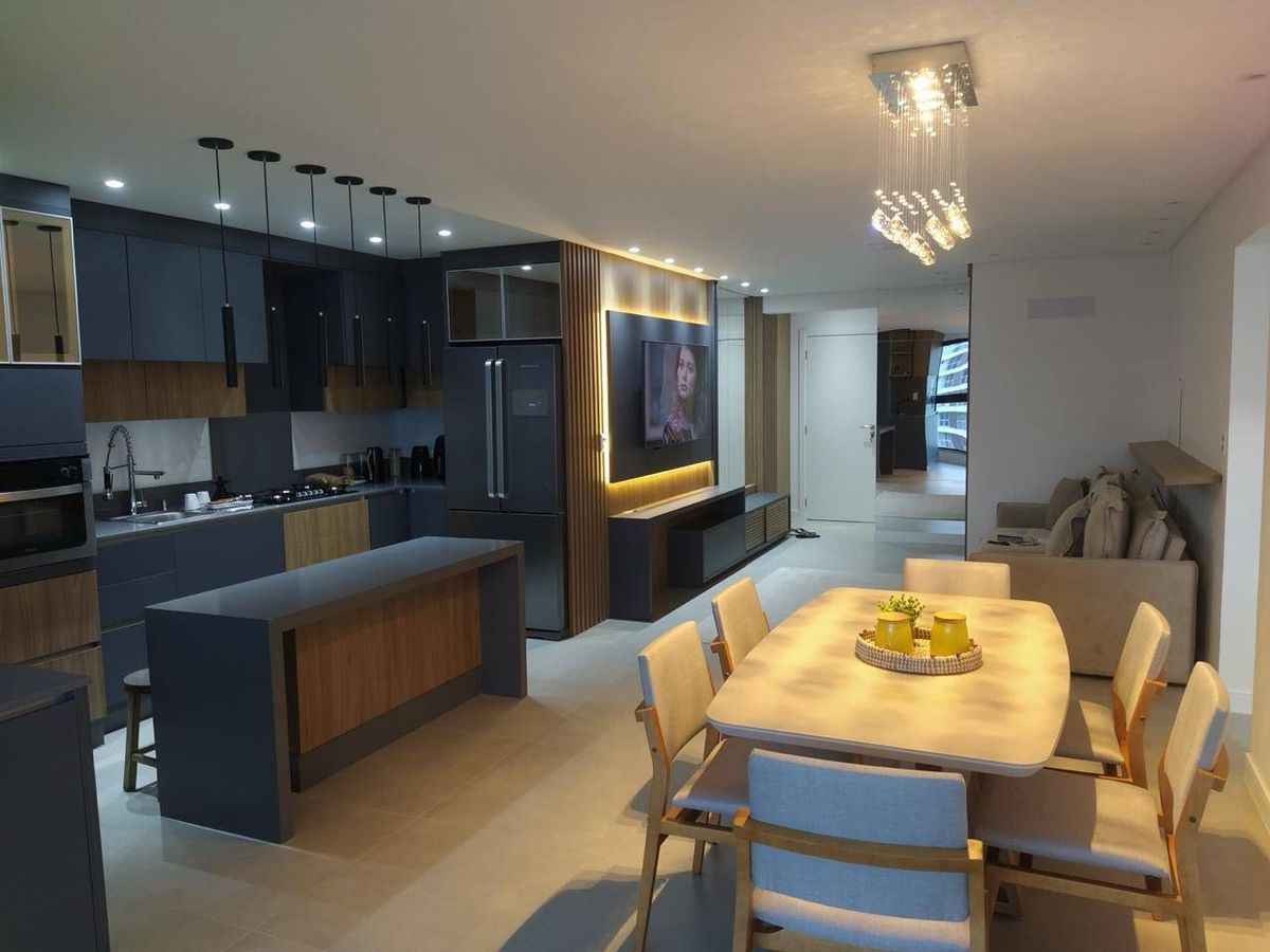 3 DORMITÓRIOS, SENDO 1 SUÍTE, 2 VAGAS COM ÁREA COMPLETA DE LAZER E MOBILIADO E DECORADO EM NAVEGANTES - Apartamento em Centro, Navegantes - à venda - CRISTINA DA SPEROTTO IMOBILIÁRIA LTDA