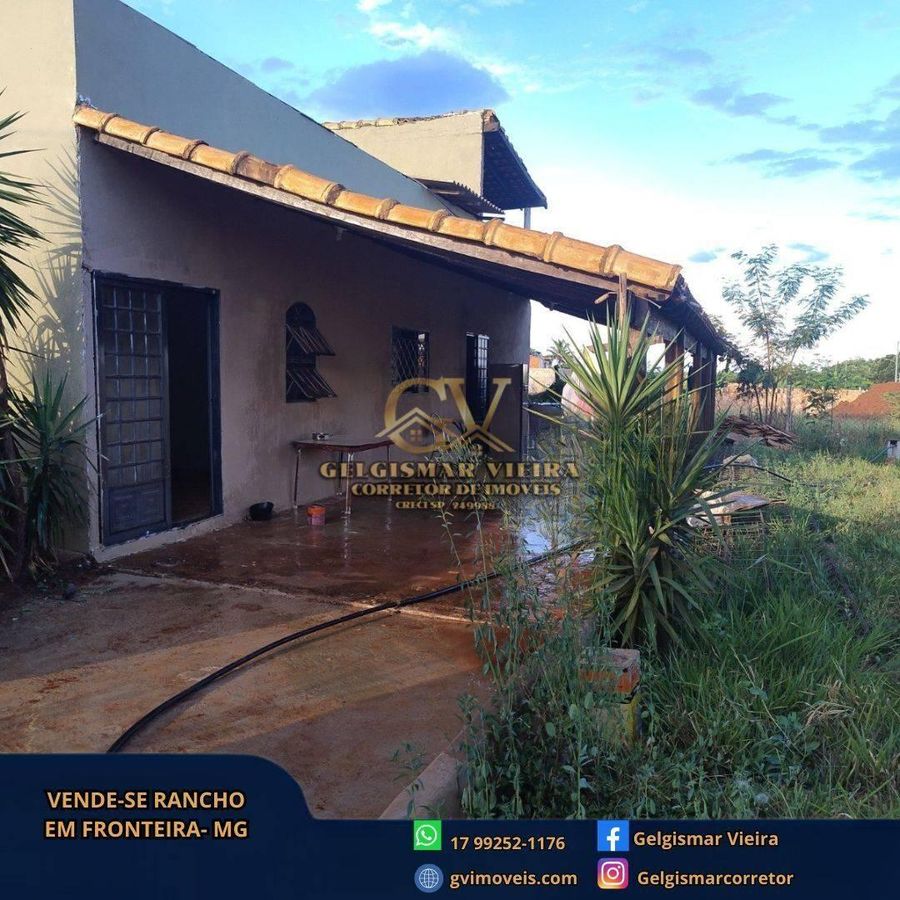🏡 VENDE-SE RANCHO EM FRONTEIRA-MINAS GERAIS 🏡 - Rancho em Centro, Fronteira - à venda - Gelgismar Vieira