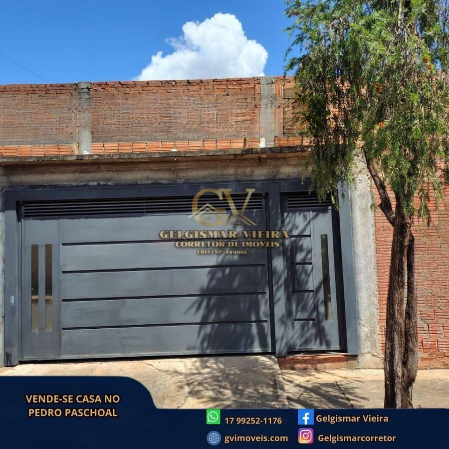 🏡 VENDE-SE CASA NO RES. PEDRO PASCHOAL - BEBEDOURO - SP 🏡 - Casa em Residencial Doutor Pedro Paschoal, Bebedouro - à venda - Gelgismar Vieira