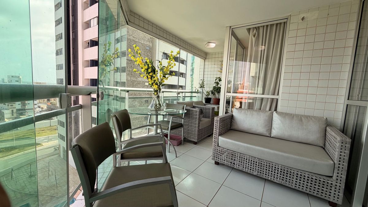 APARTAMENTO COM 143M 3 SUITES PROXIMO A ENTRADA DA LITORANEA - Apartamento em Ponta D'Areia, São Luís - à venda - V s Ferreira imobiliária