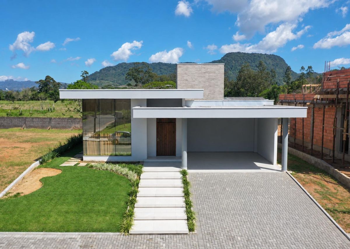 Casa em Condomínio Fechado - Venda - 03 dormitórios - 200m2 - Semi Mobiliada - Condomínio Fechado Torres - Bremer - Rio do Sul - Casa em Bremer, Rio do Sul - à venda - Cifra Imóveis e Empreendimentos Imobiliários