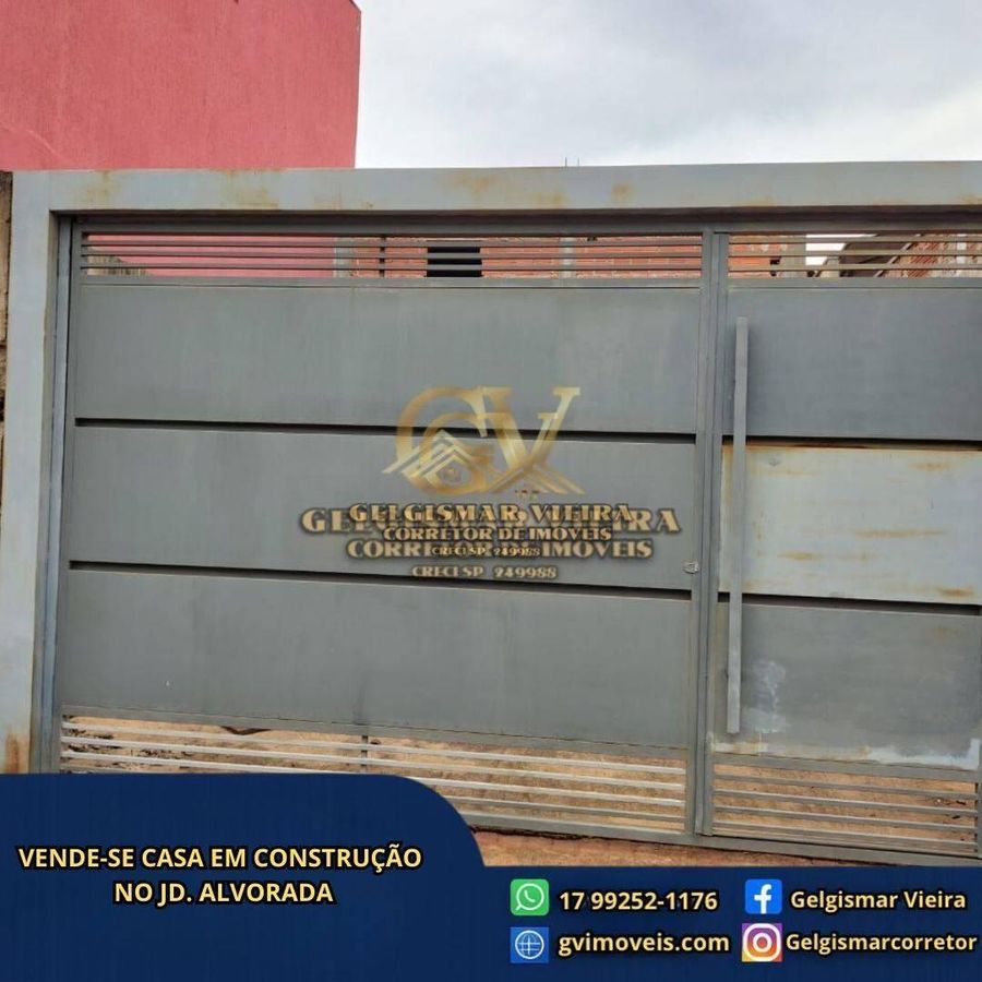 🏡 VENDE-SE CASA NO JARDIM ALVORADA - BEBEDOURO - SP 🏡 - Casa em Jardim Alvorada, Bebedouro - à venda - Gelgismar Vieira