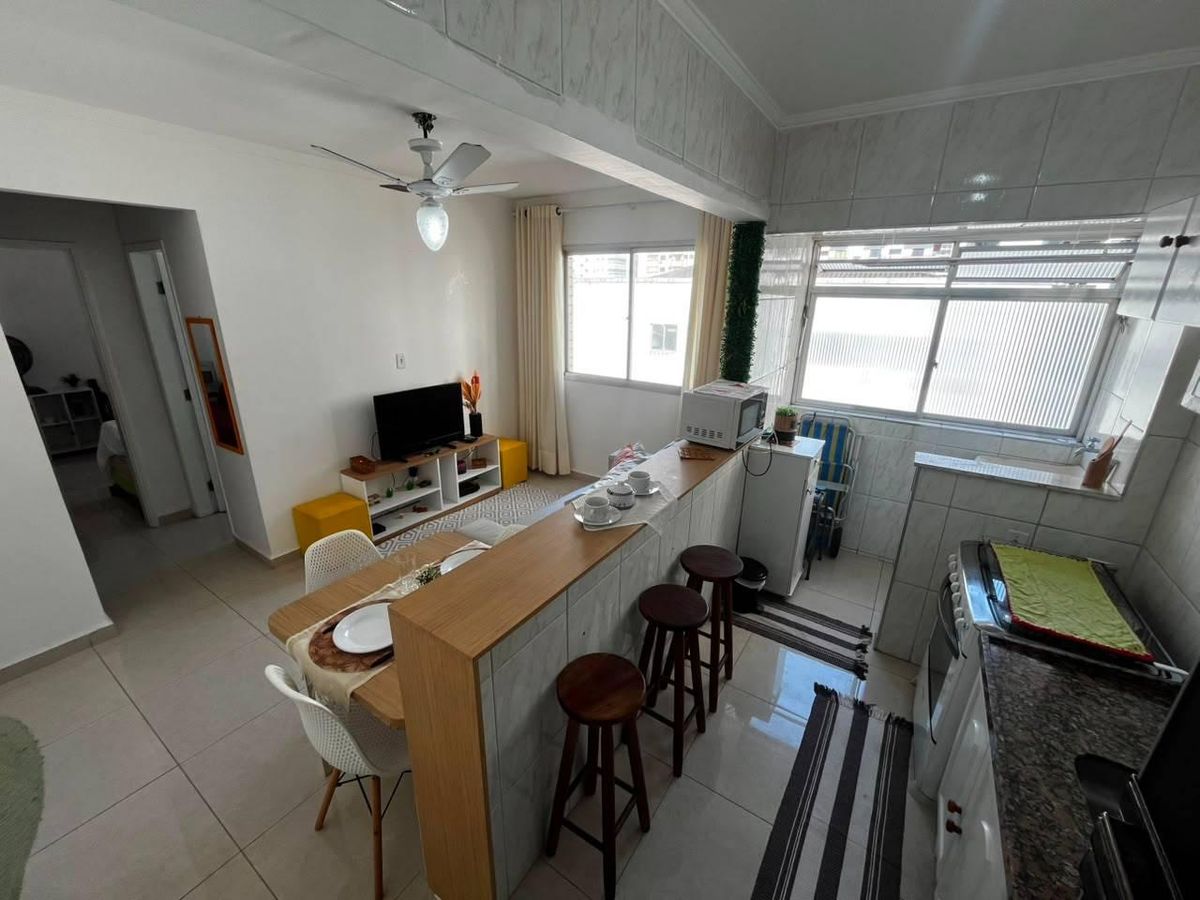 Apartamento com 1 quarto, Tupi - Praia Grande