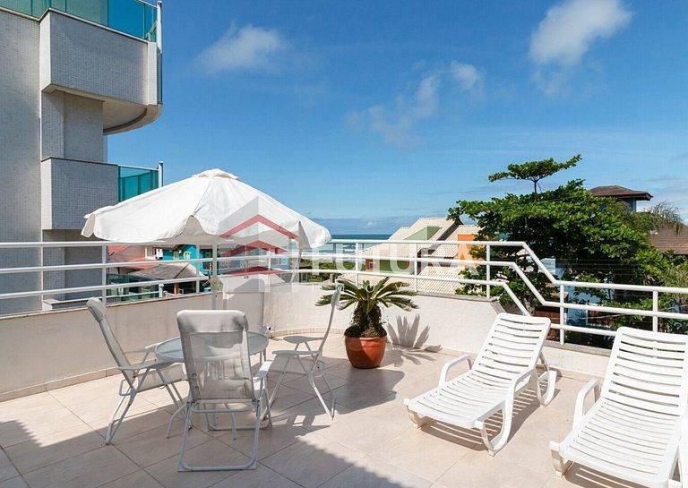 Cobertura 4 quartos em Mariscal, Bombinhas: Terraço privativo com churrasqueira a 30m da praia - Cobertura em Mariscal, Bombinhas - para temporada - PAULA CRISTINA DA SILVA MINELLA NEGOCIOS IMOBILIARIOS LTDA