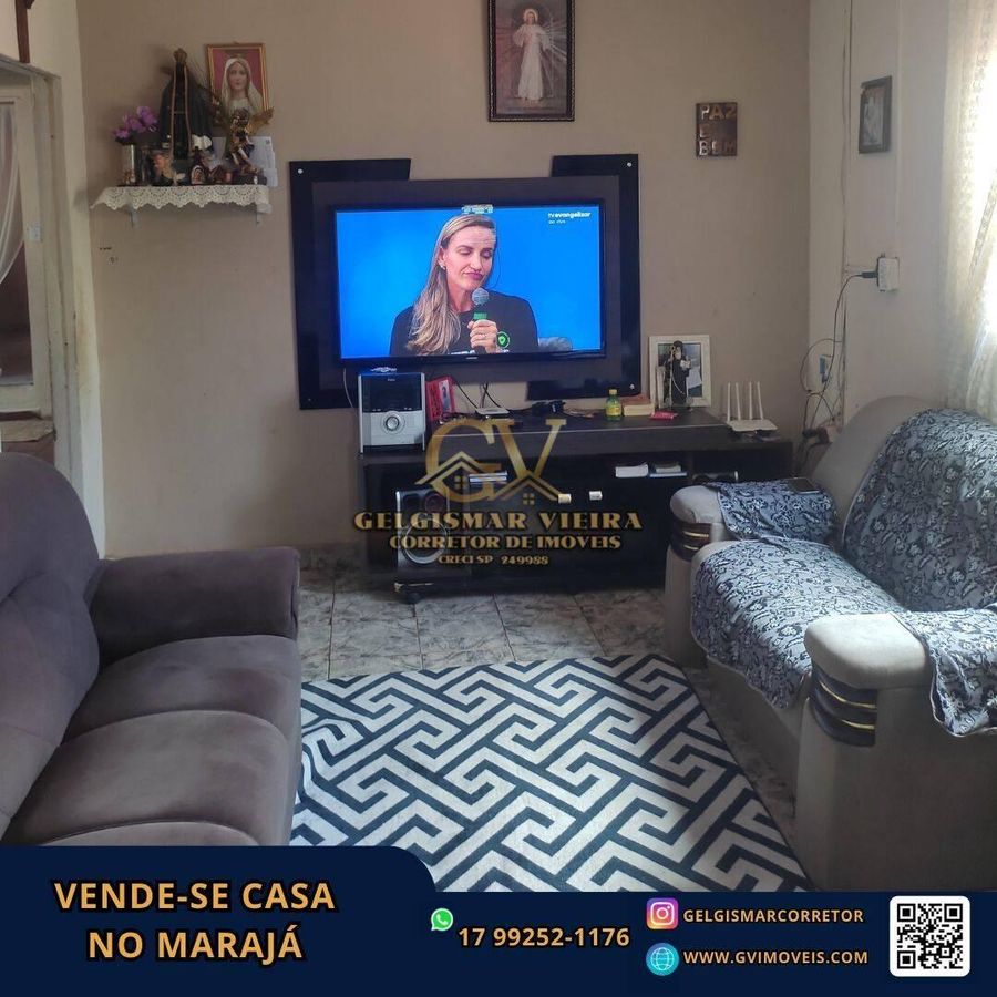 🏡 VENDE-SE CASA NO MARAJÁ - BEBEDOURO - SP 🏡 - Casa em Jardim Marajá, Bebedouro - à venda - Gelgismar Vieira