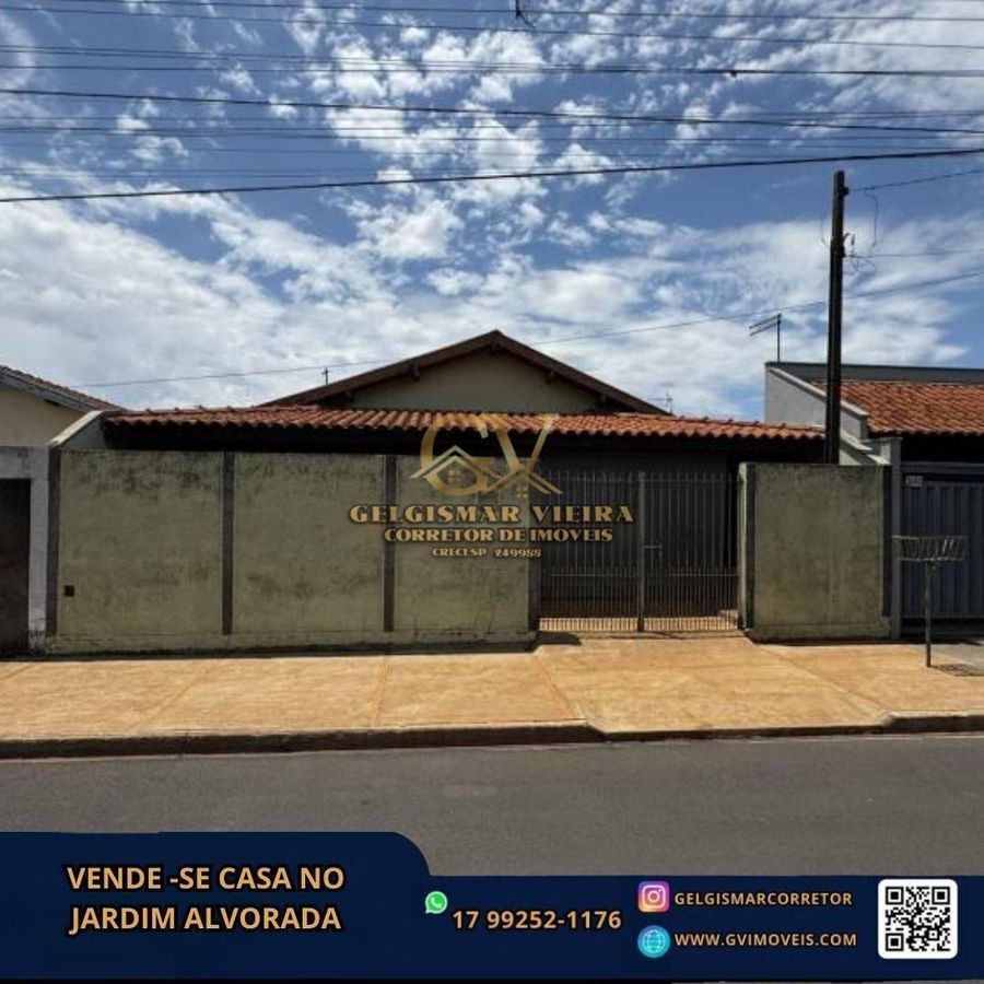 🏡 VENDE-SE CASA NO JARDIM ALVORADA - BEBEDOURO - SP 🏡 - Casa em Jardim Alvorada, Bebedouro - à venda - Gelgismar Vieira