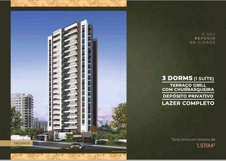 Apartamentos 90,7m², 3 Dormitórios, sendo 1 suíte ou 2 Suítes com Living ampliado, 2 vagas, 3 Banheiros, lazer Completo no Jardim Bela Vista, Santo André-SP - Apartamento em Jardim Bela Vista, Santo André - à venda - Paula & Abreu Imóveis