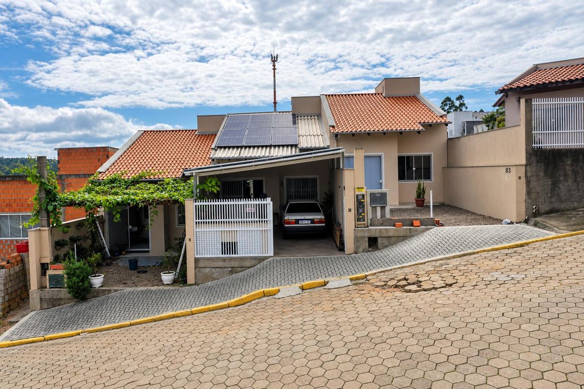 Casa Geminada - Venda - 02 dormitórios - 54m2 - Semi Mobiliado - Rua Gudolo Buse - Loteamento Rio Lontras - Bela Aliança - Rio do Sul - Casa Geminada em Bela Aliança, Rio do Sul - à venda - Cifra Imóveis e Empreendimentos Imobiliários