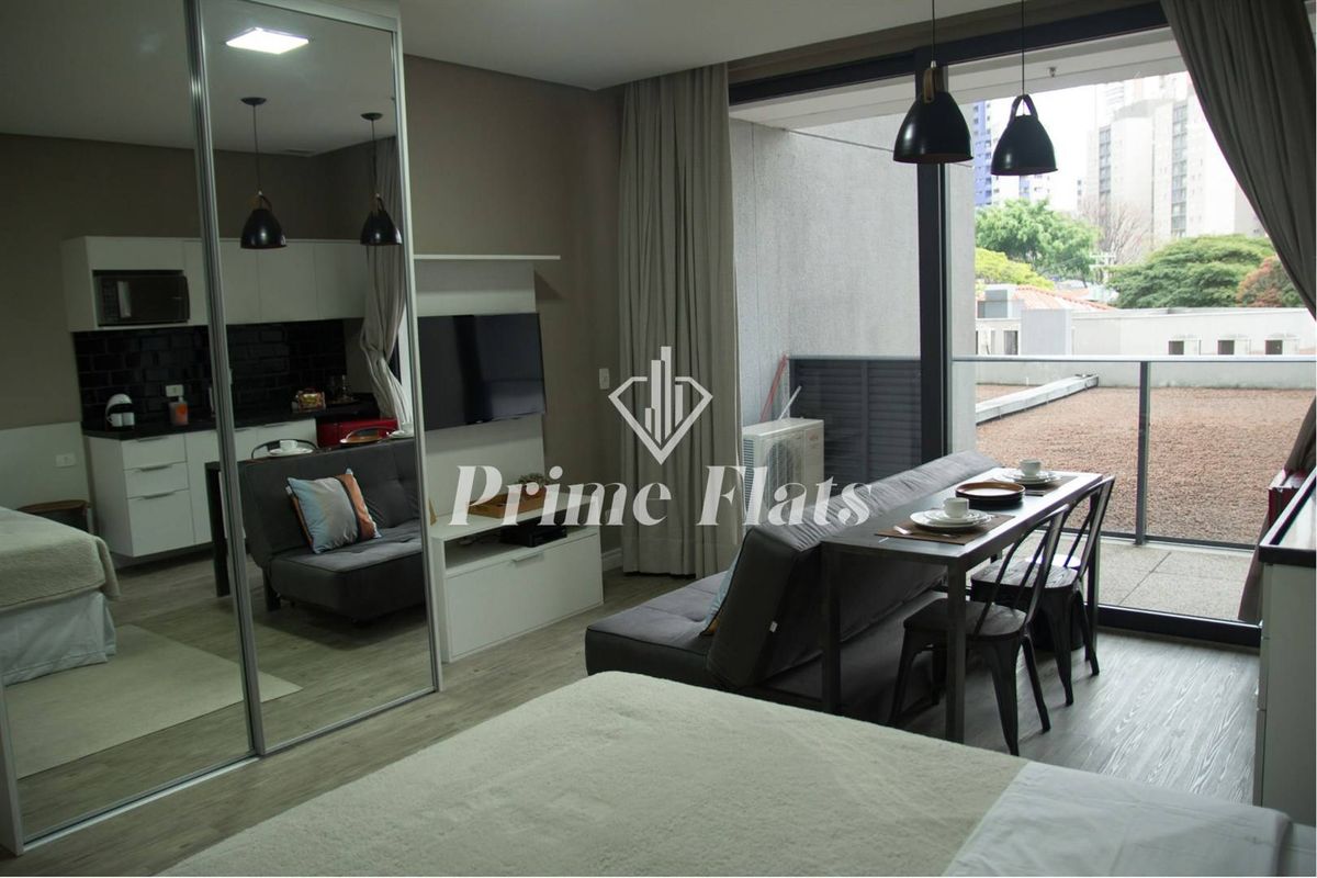 Flat disponível para locação no Fl Residence na Vila Olímpia, com 35m², 1 quartos, 1 vaga - Flat em Vila Olímpia, São Paulo - para locação - Prime Flats Negócios Imobiliários