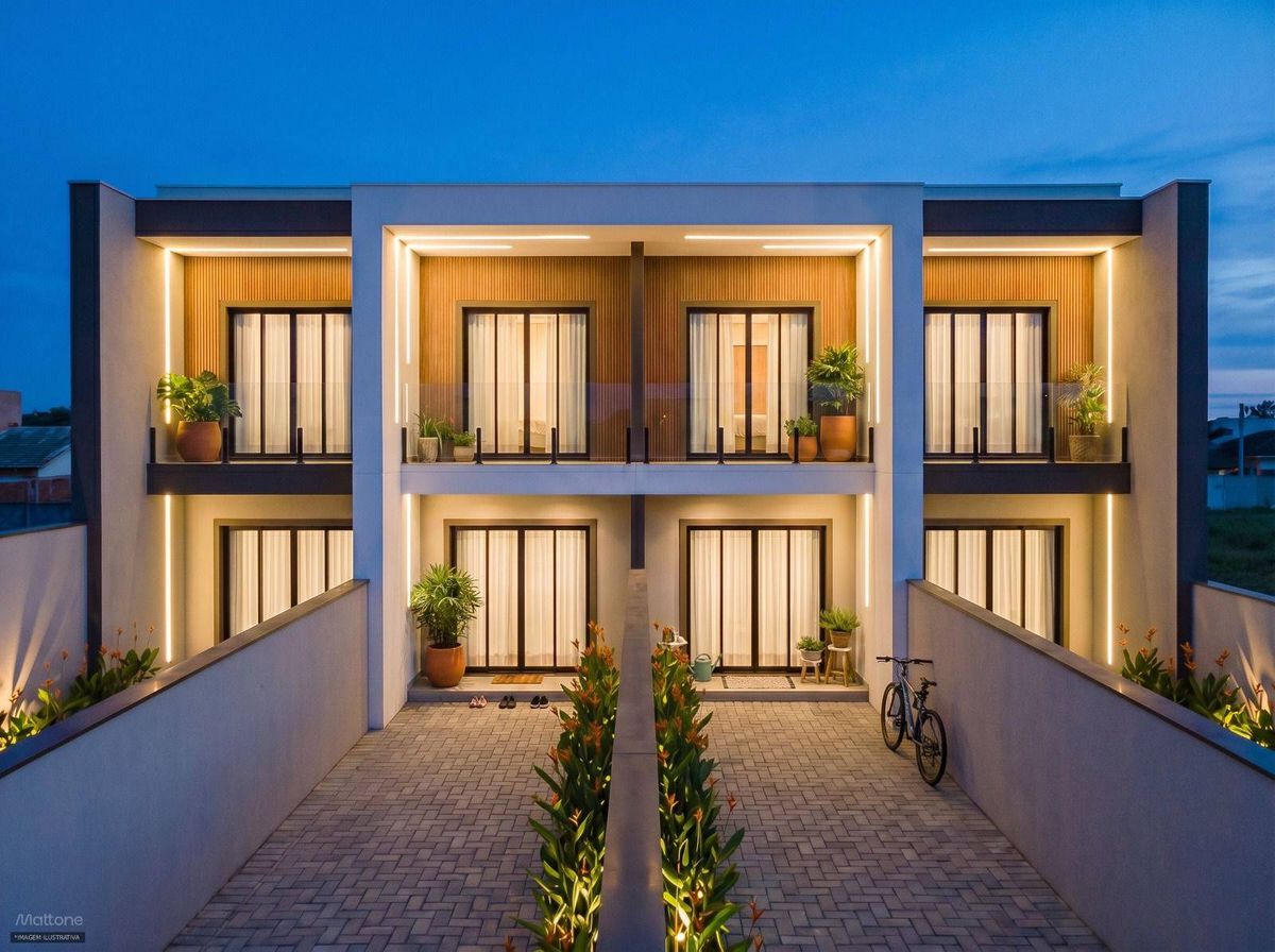 Casa Geminada com 2 quartos à venda com 81,41m² de área por R$ 399.000,00 - Bananal do Sul - Guaramirim - SC - Casa Geminada em Bananal do Sul, Guaramirim - à venda - Imobiliária Piermann