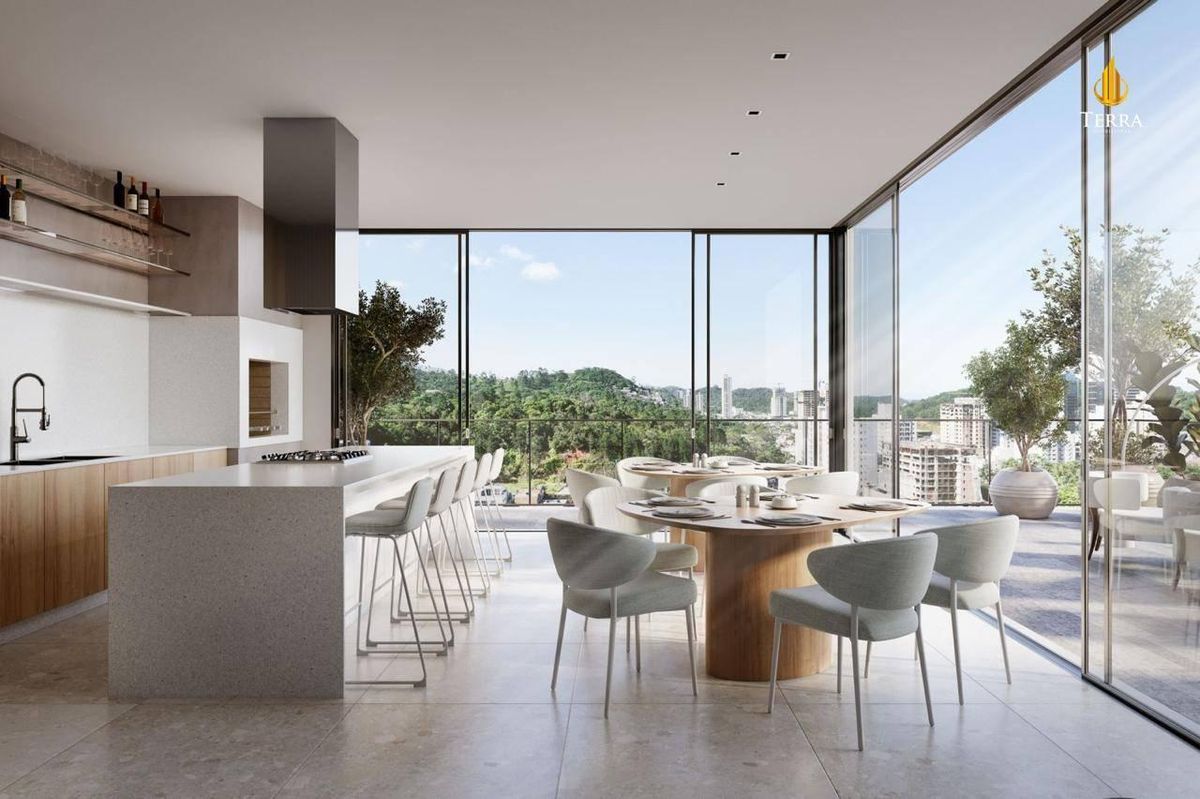 Apartamento diferenciado a venda no Brava Living localizado na Praia Brava em Itajaí. - Apartamento em Praia Brava, Itajaí - à venda - IMOBILIÁRIA TERRA ITAJAI LTDA