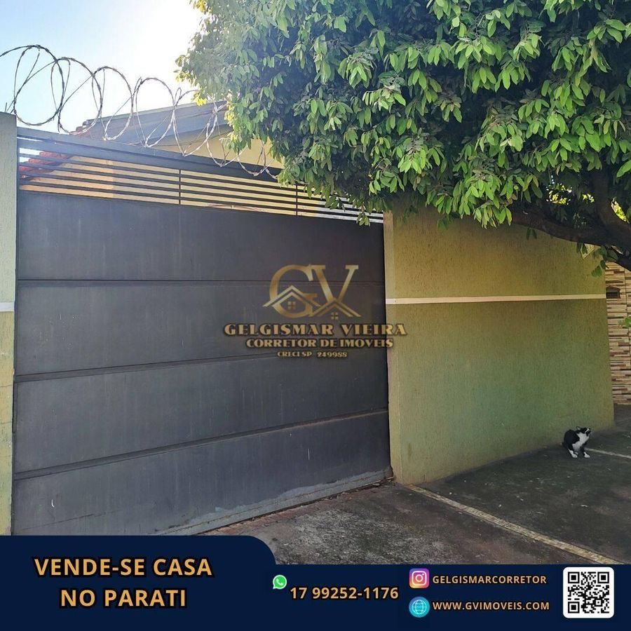 🏡 VENDE-SE CASA NO JD. PARATI — BEBEDOURO - SP 🏡 - Casa em Residencial Parati, Bebedouro - à venda - Gelgismar Vieira