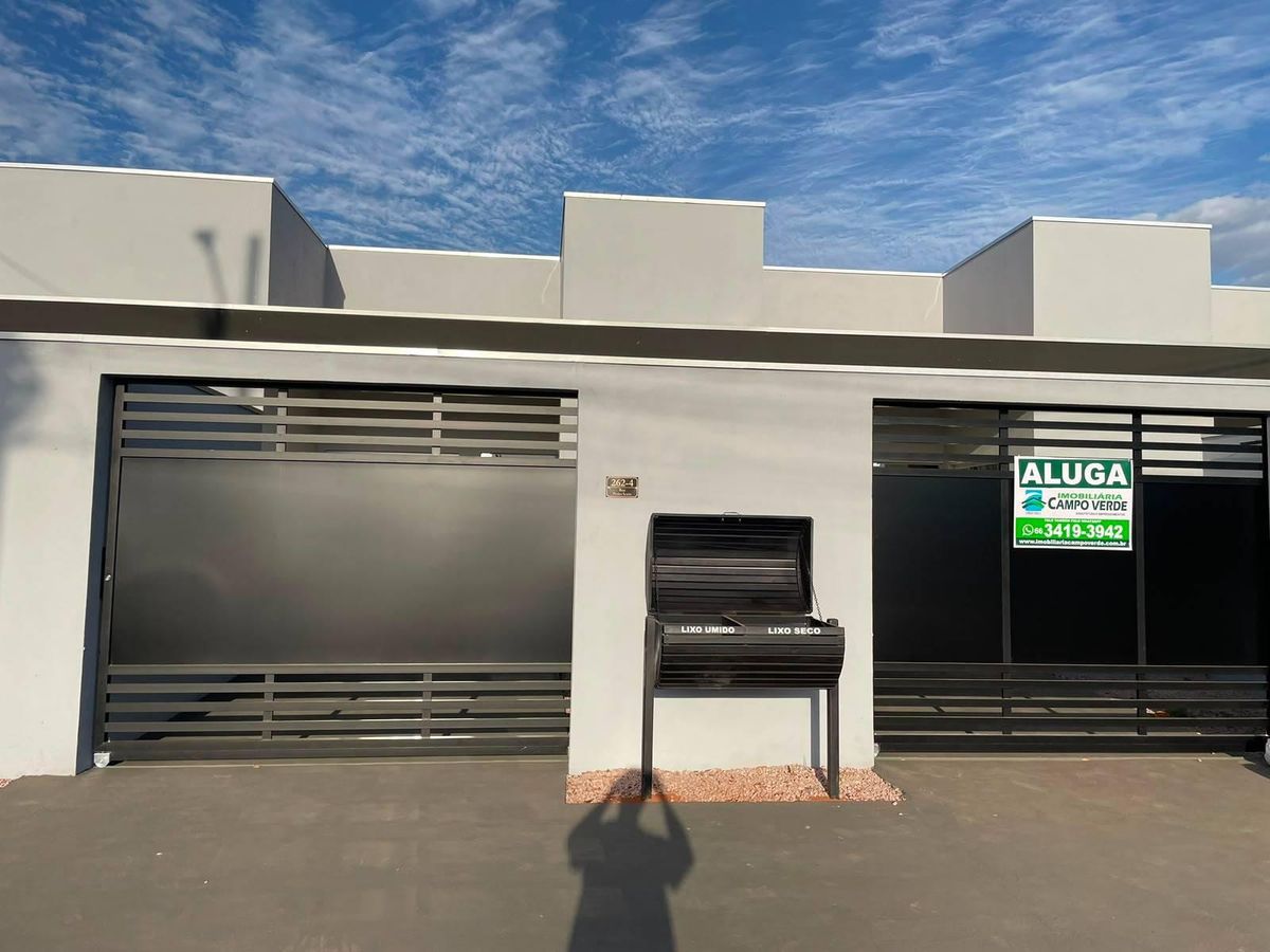 Aluga, Residencial Greenville - Campo Verde - Casa Geminada em Residencial Greenville, Campo Verde - para locação - Fernando Facchinetto e Cia Ltda