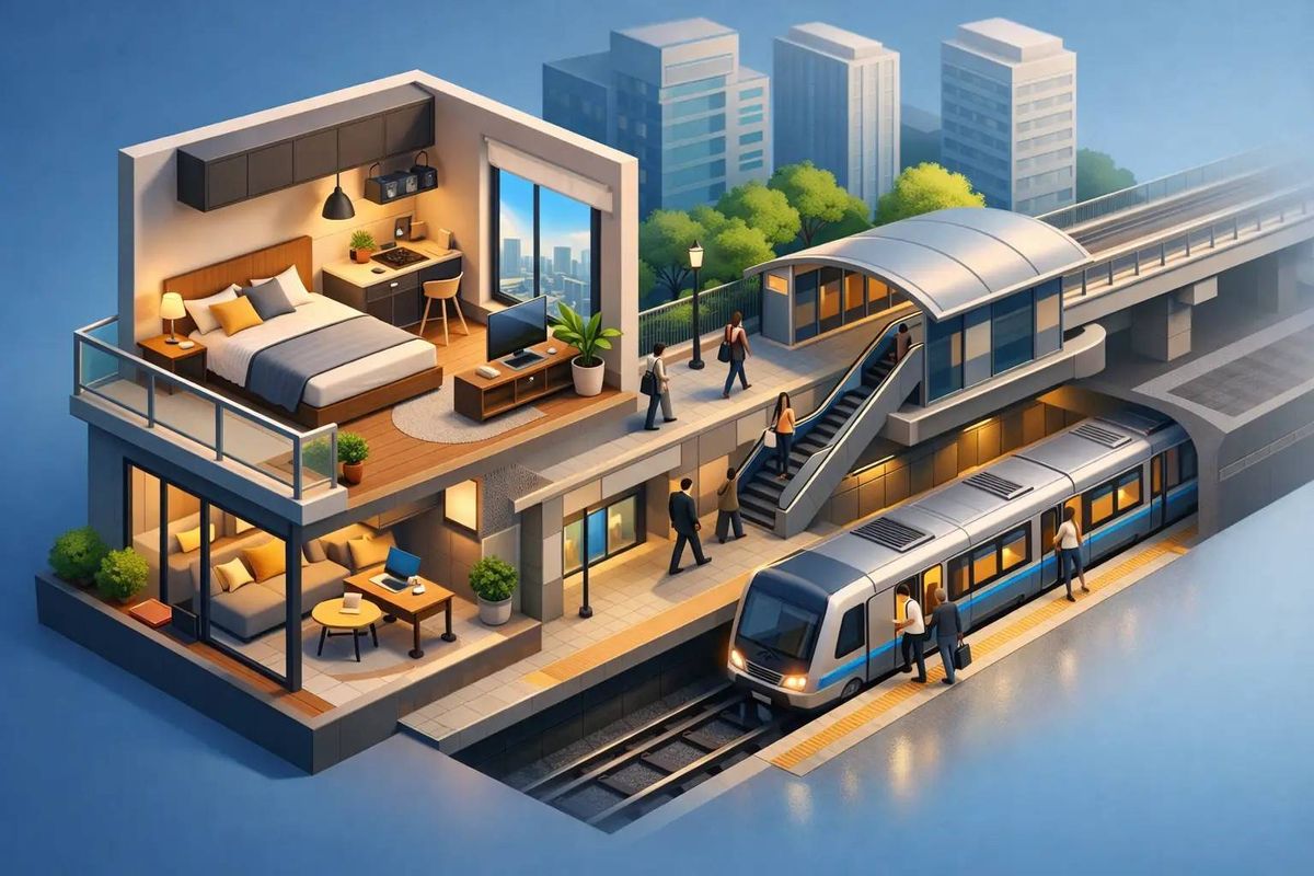 Studio perto do metrô vale a pena?