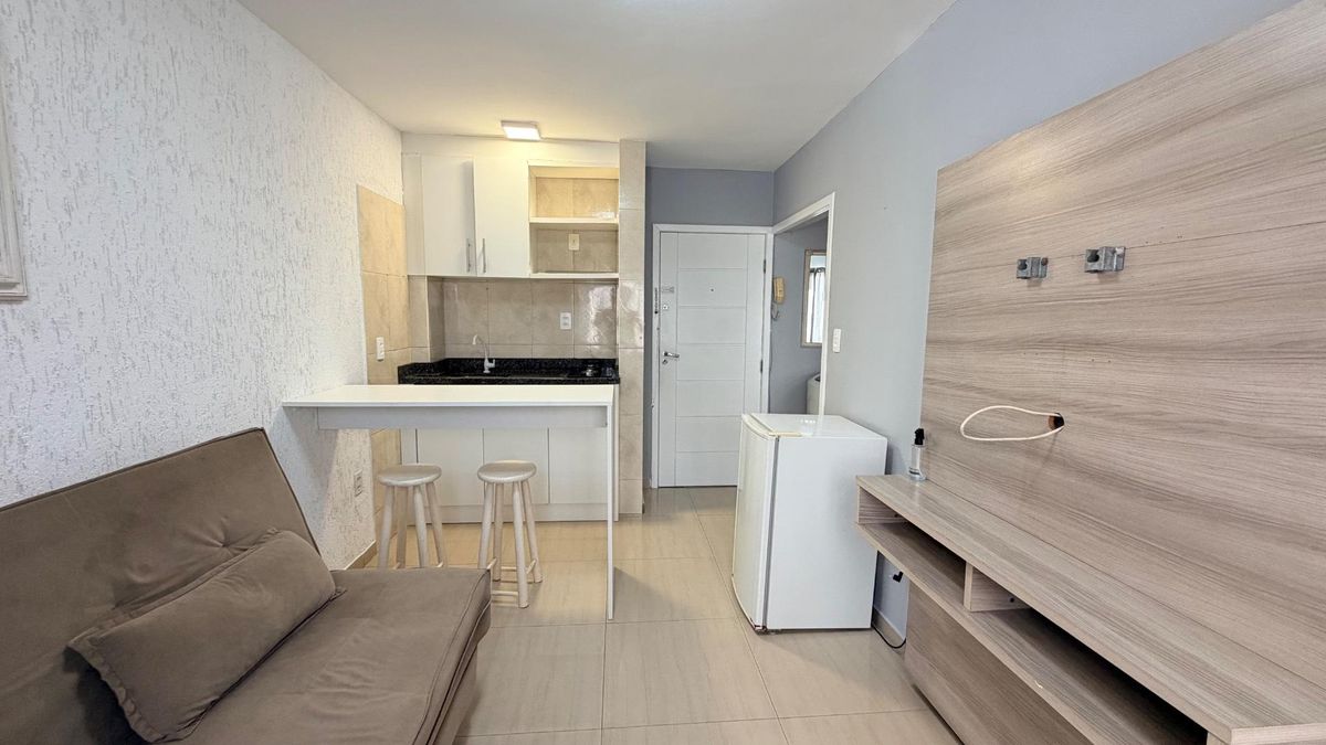 Apartamento para locação anual, mobiliado e equipado, com 1 quarto, 1 vaga de garagem, no bairro Pioneiros, Balneário Camboriú-SC - Apartamento em Pioneiros, Balneário Camboriú - para locação - I3 CORRETORES ASSOCIADOS S/S