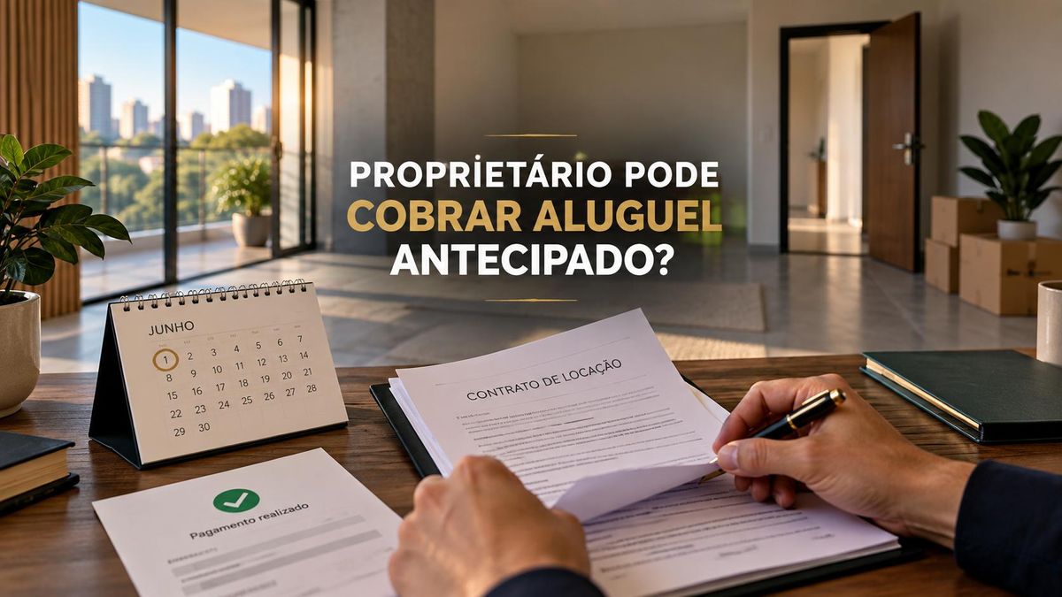 Proprietário pode cobrar aluguel antecipado?