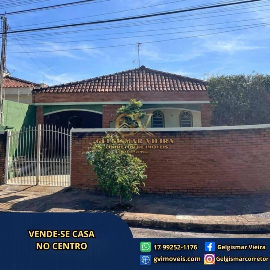 🏡 VENDE-SE CASA NO CENTRO - BEBEDOURO - SP 🏡 - Casa em Centro, Bebedouro - à venda - Gelgismar Vieira