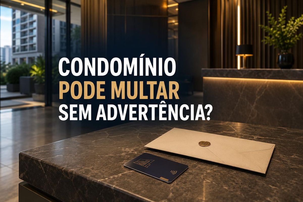Condomínio pode aplicar multa sem advertência?