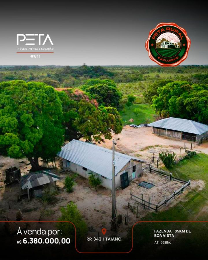 Fazenda à Venda, Área Rural de Boa Vista - Boa Vista
