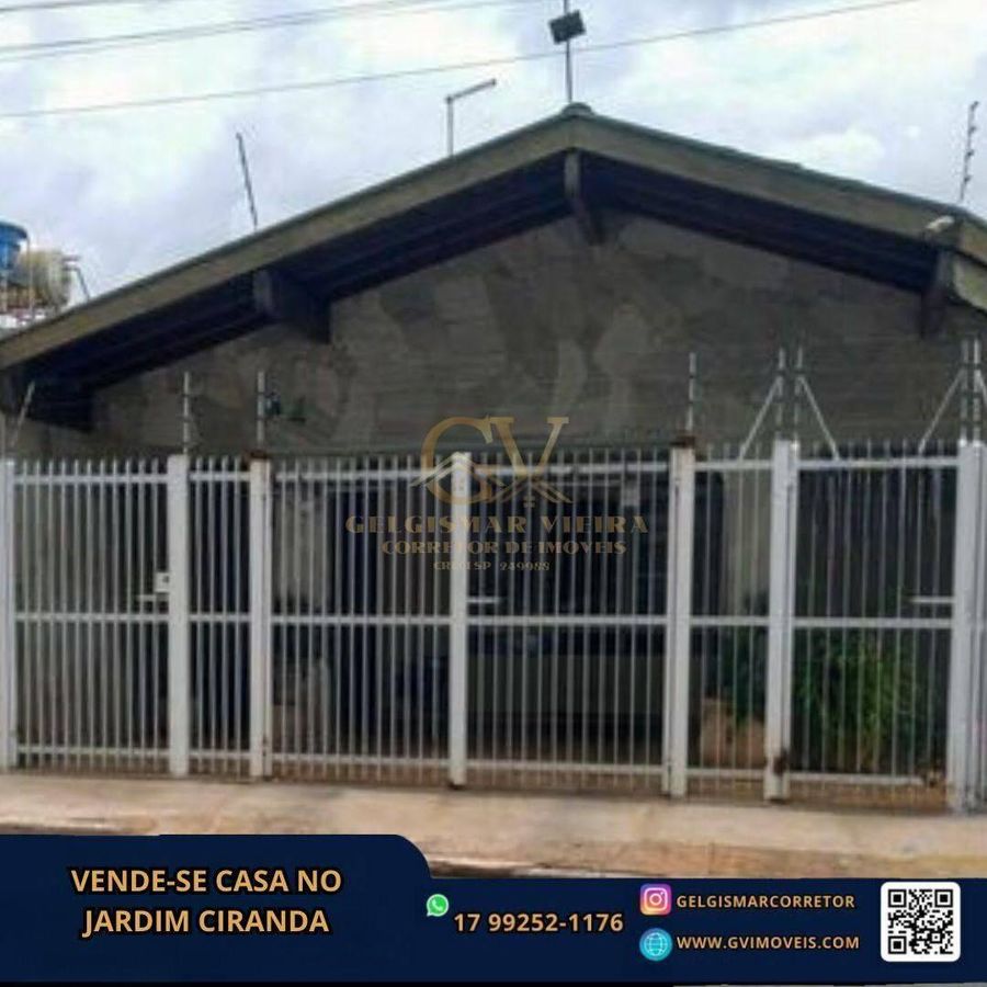 🏡VENDE-SE CASA NO JD. CIRANDA - BEBEDOURO - SP 🏡 - Casa em Jardim Luciana, Bebedouro - à venda - Gelgismar Vieira