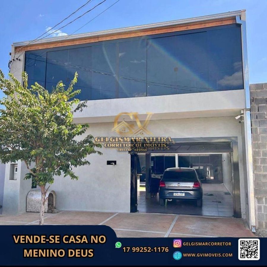 🏡 VENDE-SE CASA NO MENINO DEUS II - BEBEDOURO - SP 🏡 - Casa em Jardim Menino Deus II, Bebedouro - à venda - Gelgismar Vieira