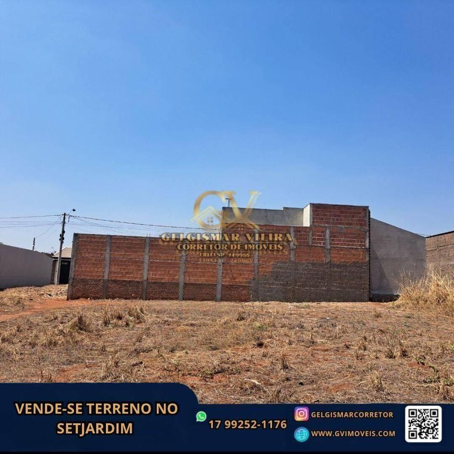 🏡 VENDE-SE TERRENO NO SETJARDIM - BEBEDOURO - SP🏡 - Lote/Terreno em Bebedouro - à venda - Gelgismar Vieira