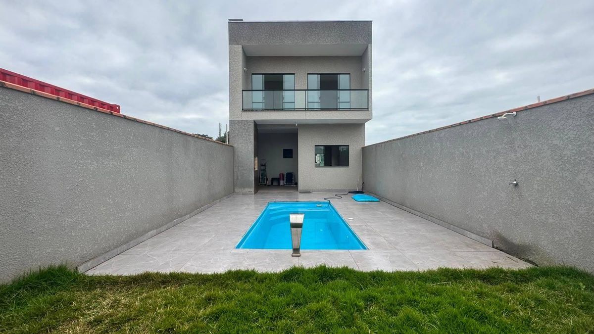 Sobrado com 3 dormitórios à venda, 118 m² por R$ 799.000 - Sai Mirim - Itapoá/SC - Sobrado em Sai Mirim, Itapoá - à venda - Nossa Praia Imóveis