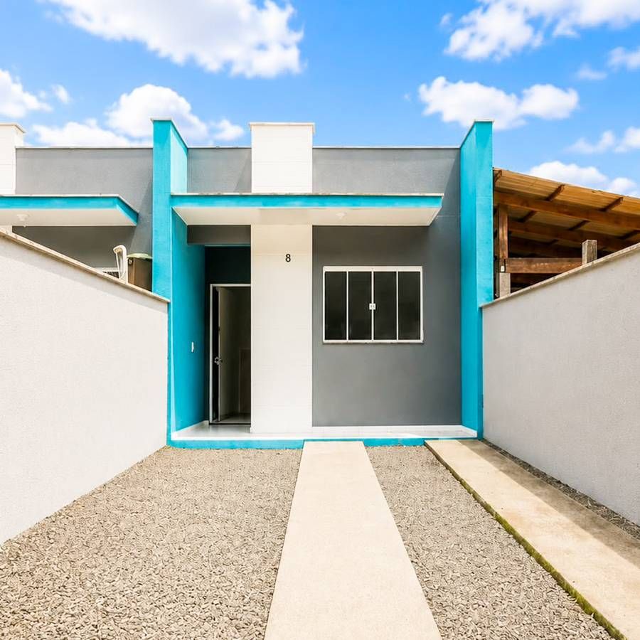 GEMINADO TÉRREO COM 2 QUARTOS | TRÊS RIOS DO NORTE - Casa Geminada em Três Rios do Norte, Jaraguá do Sul - à venda - D2 Imóveis