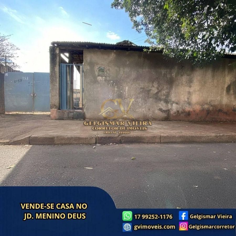 🏡 VENDE-SE CASA NO JARDIM MENINO DEUS I – BEBEDOURO - SP 🏡 - Casa em Jardim Menino Deus I, Bebedouro - à venda - Gelgismar Vieira