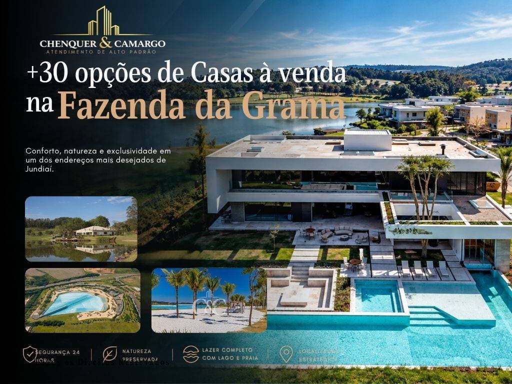 Casas à Venda na Fazenda da Grama (Praia da Grama) Itupeva-2026
