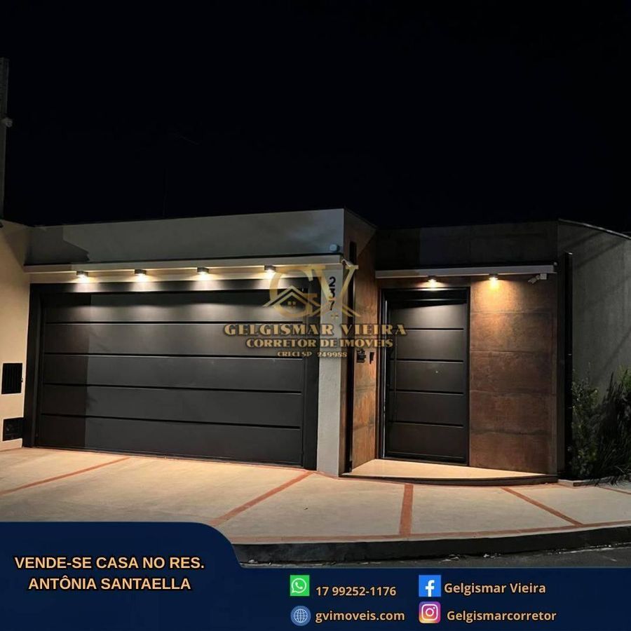 🏡 VENDE-SE CASA NO ANTÔNIA SANTAELLA - BEBEDOURO - SP 🏡 - Casa em Residencial Antonia Santaella, Bebedouro - à venda - Gelgismar Vieira
