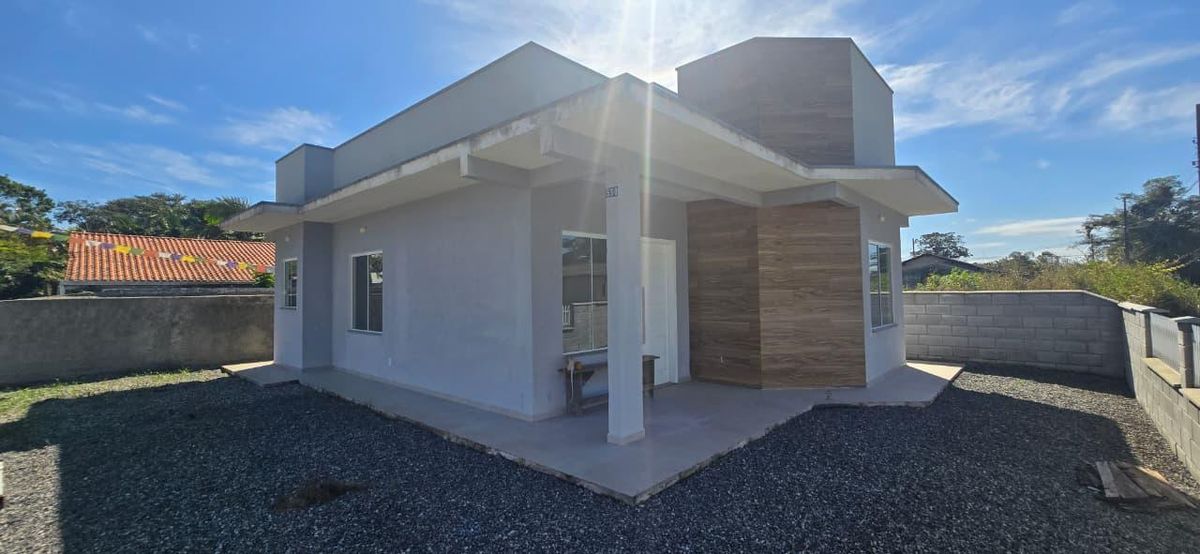 Casa nova 3 quartos (com suíte) Balneário Palmeiras - Casa em Balneário Palmeiras, Itapoá - à venda - Imobiliária Cimax Ltda