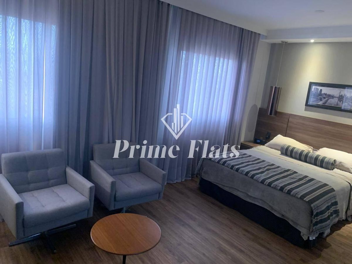 Flat disponível para locação no The World com 30m², 1 quarto e 1 vaga - Flat em Vila Olímpia, São Paulo - para locação - Prime Flats Negócios Imobiliários