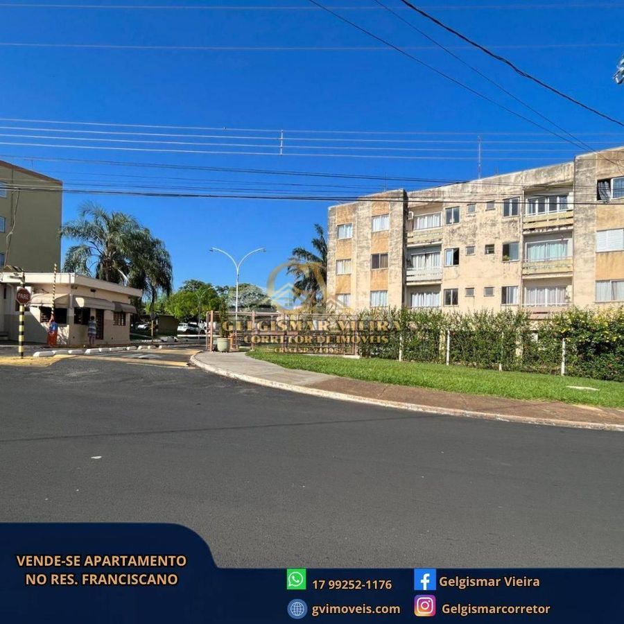 🏡 VENDE-SE APARTAMENTO NO RES. FRANCISCANO - BEBEDOURO - SP 🏡 - Apartamento em Residencial Franciscano, Bebedouro - à venda - Gelgismar Vieira