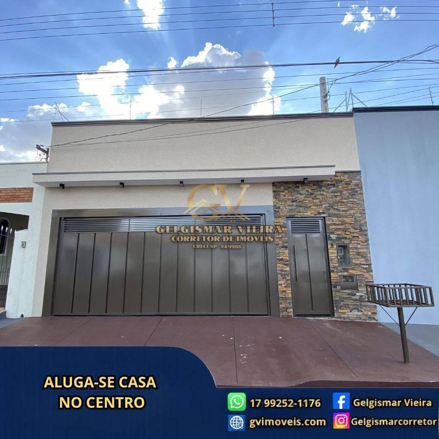 🏠 ALUGA-SE CASA NO CENTRO - BEBEDOURO - SP 🏠 - Casa em Centro, Bebedouro - para locação - Gelgismar Vieira