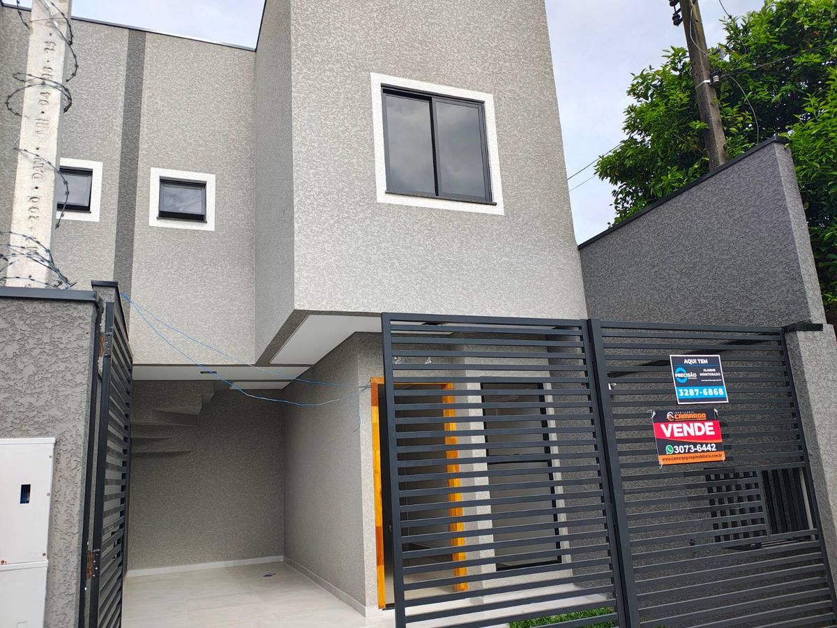 Sobrado Novo ( ultima unidade) Bairro Novo A Sitio Cercado - Sobrados em Condomínio em Sítio Cercado, Curitiba - à venda - Camargo Group Imobiliária Ltda