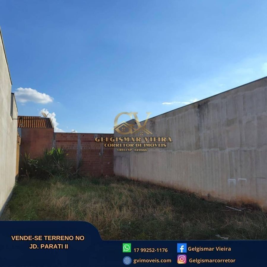 🏡 VENDE-SE TERRENO NO JARDIM PARATI II - BEBEDOURO - SP 🏡 - Lote/Terreno em Jardim Parati II, Bebedouro - à venda - Gelgismar Vieira