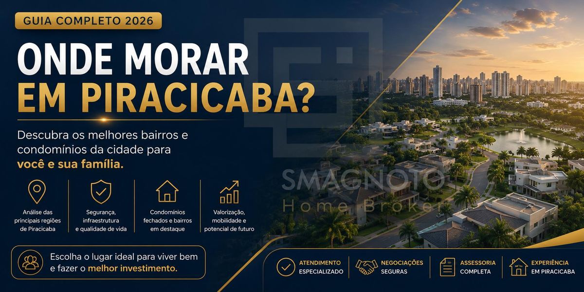 Onde morar em Piracicaba? Guia para escolher bairro ou condomínio fechado em 2026
