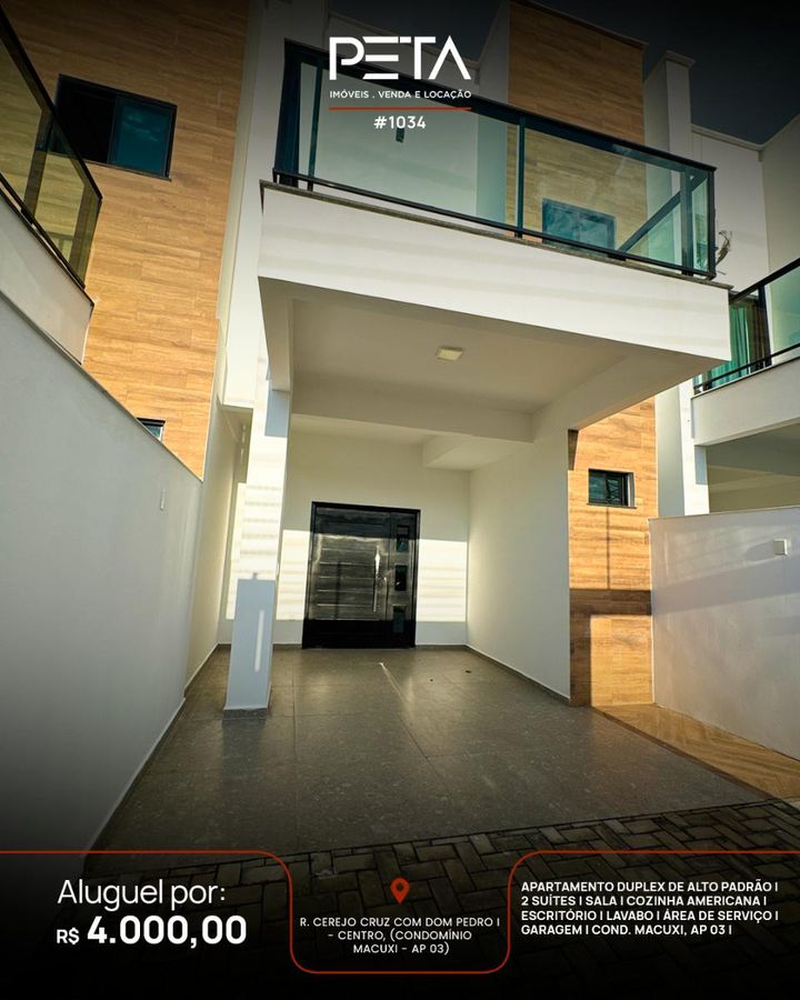 Duplex com 2 Suítes, Centro - Boa Vista