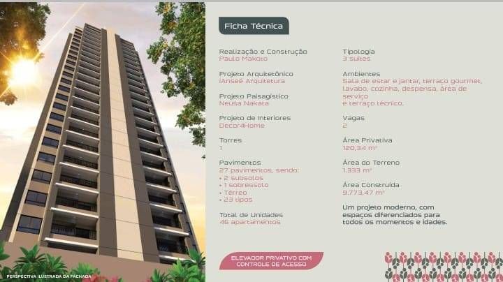Lançamento PM Apartamento 120m², 3 Suítes, 2 Vagas, Lazer Completo, Elevador Privativo no Vila Vitória, Mauá-SP - Apartamento em Vila Nossa Senhora das Vitórias, Mauá - à venda - Paula & Abreu Imóveis