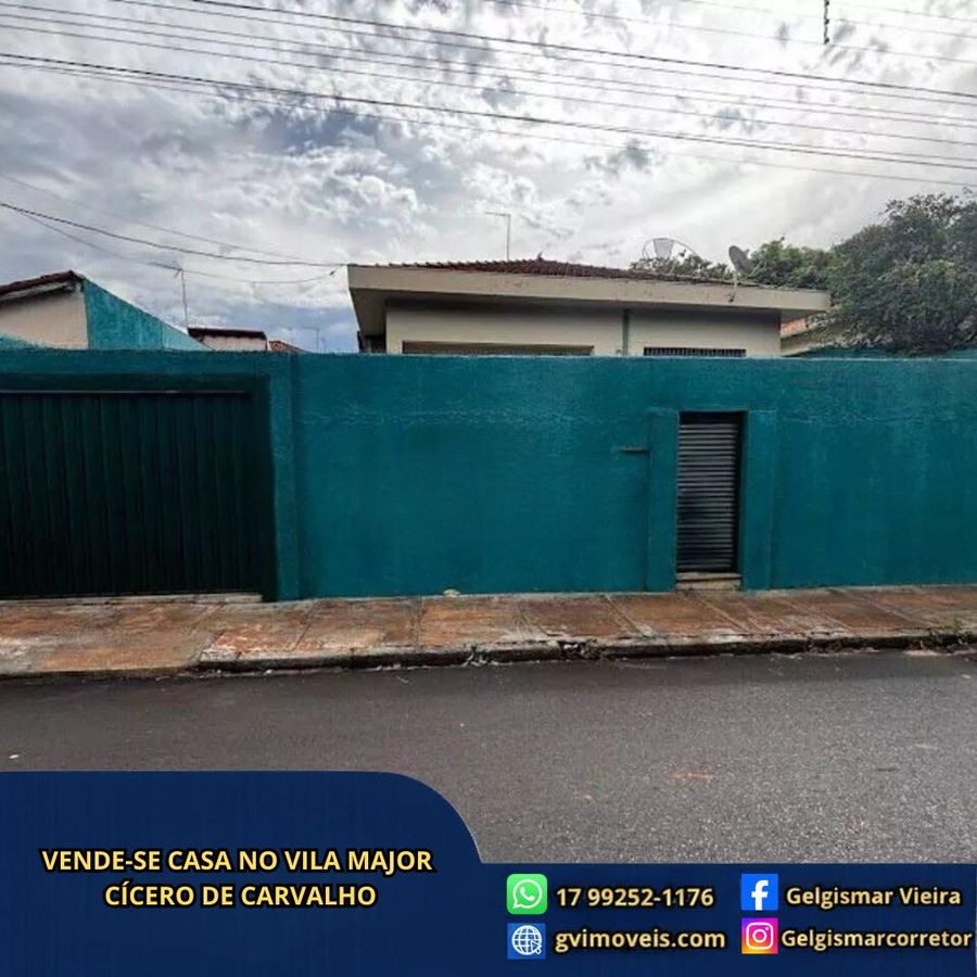 🏡 VENDE-SE CASA NO MAJOR CÍCERO DE CARVALHO – BEBEDOURO - SP 🏡 - Casa em Vila Major Cícero de Carvalho, Bebedouro - à venda - Gelgismar Vieira