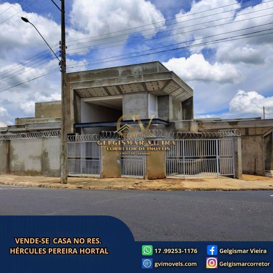 🏡 VENDE-SE CASA NO RES. DR. HÉRCULES PEREIRA HORTAL - BEBEDOURO - SP 🏡 - Casa em Residencial Doutor Hércules Pereira Hortal, Bebedouro - à venda - Gelgismar Vieira