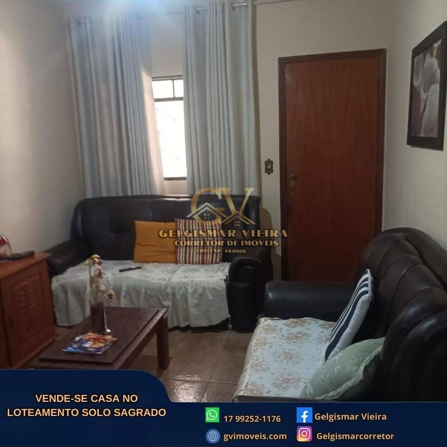🏡 VENDE-SE CASA NO LOTEAMENTO SOLO SAGRADO - CATANDUVA - SP🏡 - Casa em Loteamento Solo Sagrado, Catanduva - à venda - Gelgismar Vieira