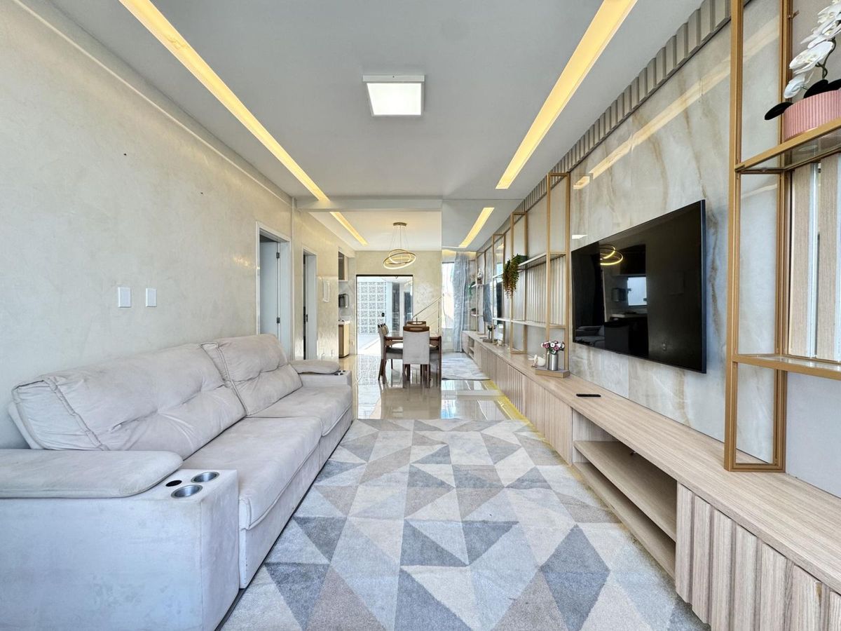 Casa de condomínio na Cohama, duplex, porteira fechada. - Casa de Condomínio em Turu, São Luís - à venda - V s Ferreira imobiliária