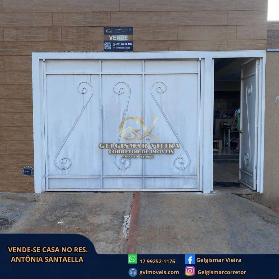 🏡 VENDE-SE CASA NO RES. ANTÔNIA SANTAELLA - BEBEDOURO - SP 🏡 - Casa em Residencial Antonia Santaella, Bebedouro - à venda - Gelgismar Vieira