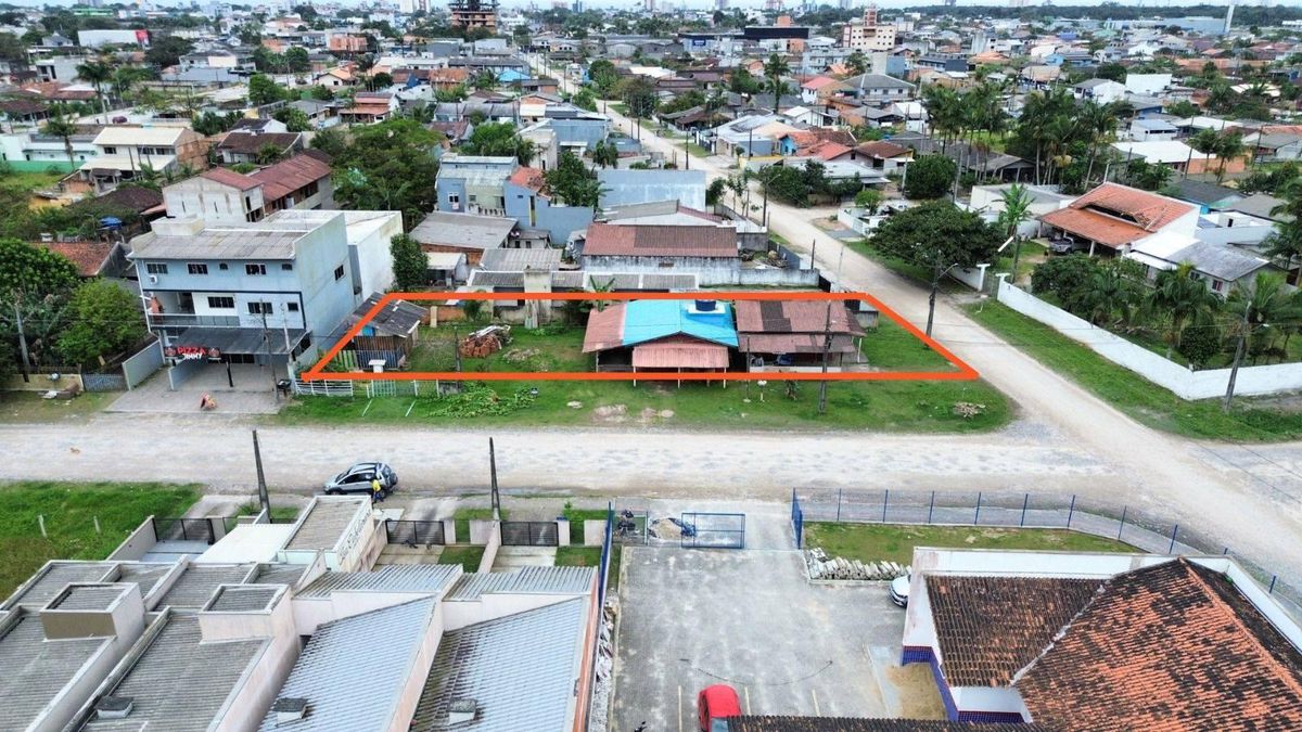 Terreno à venda, 567 m² por R$ 520.000,00 - Sao José - Itapoá/SC - Lote/Terreno em Itapema do Norte, Itapoá - à venda - Nossa Praia Imóveis