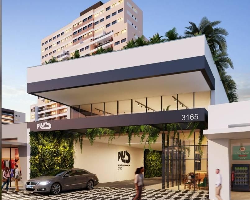 Studio a Venda no Portão 1 Quarto com varanda 28,51 + 6,36 R$: R$ 365.000,00 - Flat/Loft/Estúdio em Portão, Curitiba - à venda - EMG&J Assessoria Imobiliária Ltda